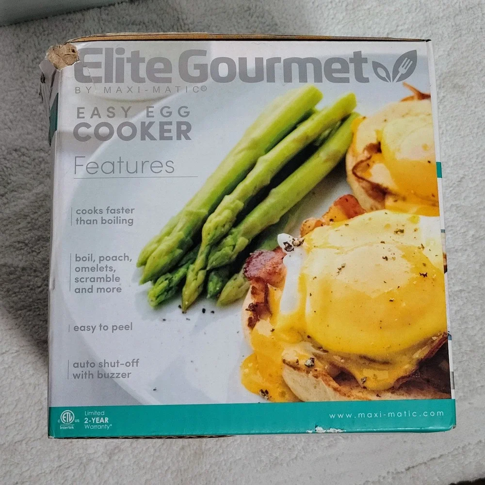 Elite Gourmet Maxi-Matic Easy Egg Cooker EGC-007 Poach Omelet‎ Scramble - Picture 2 of 8